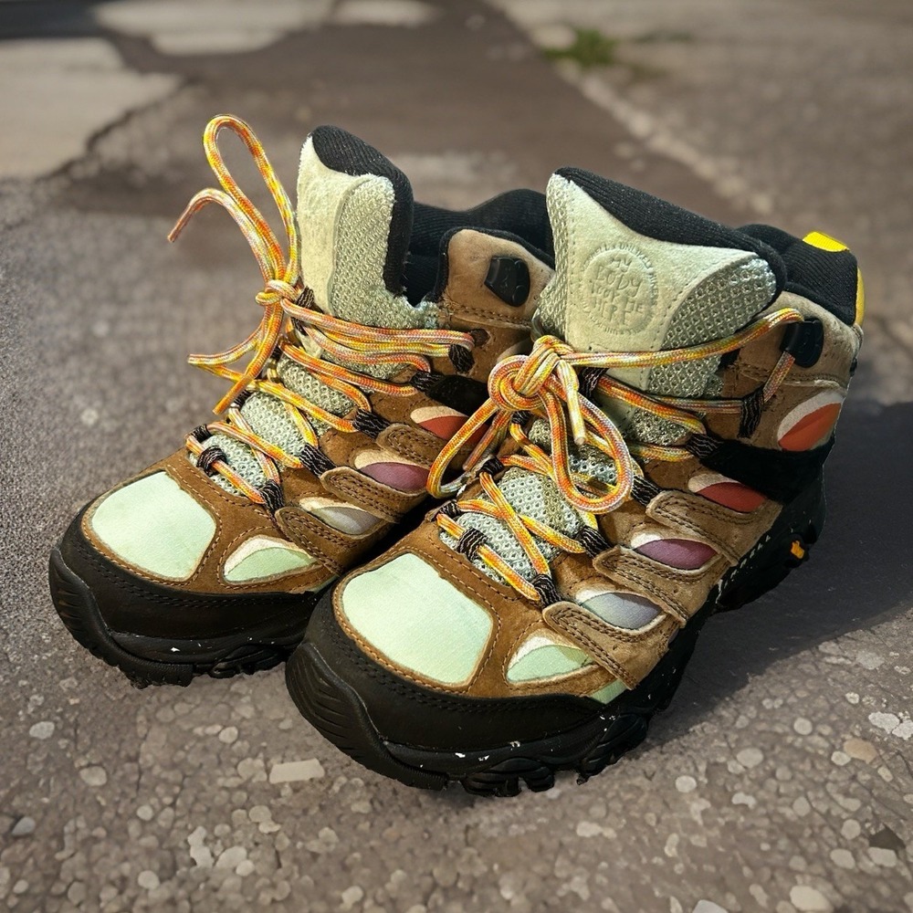 Merrell Moab 3 Mid Unlikely Hikers Waterproof Boots Women 6.5 W Wide J499994W - Picture 1 of 10